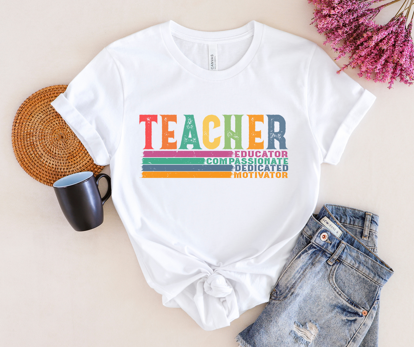 Teacher Full Color Clear Film Transfer